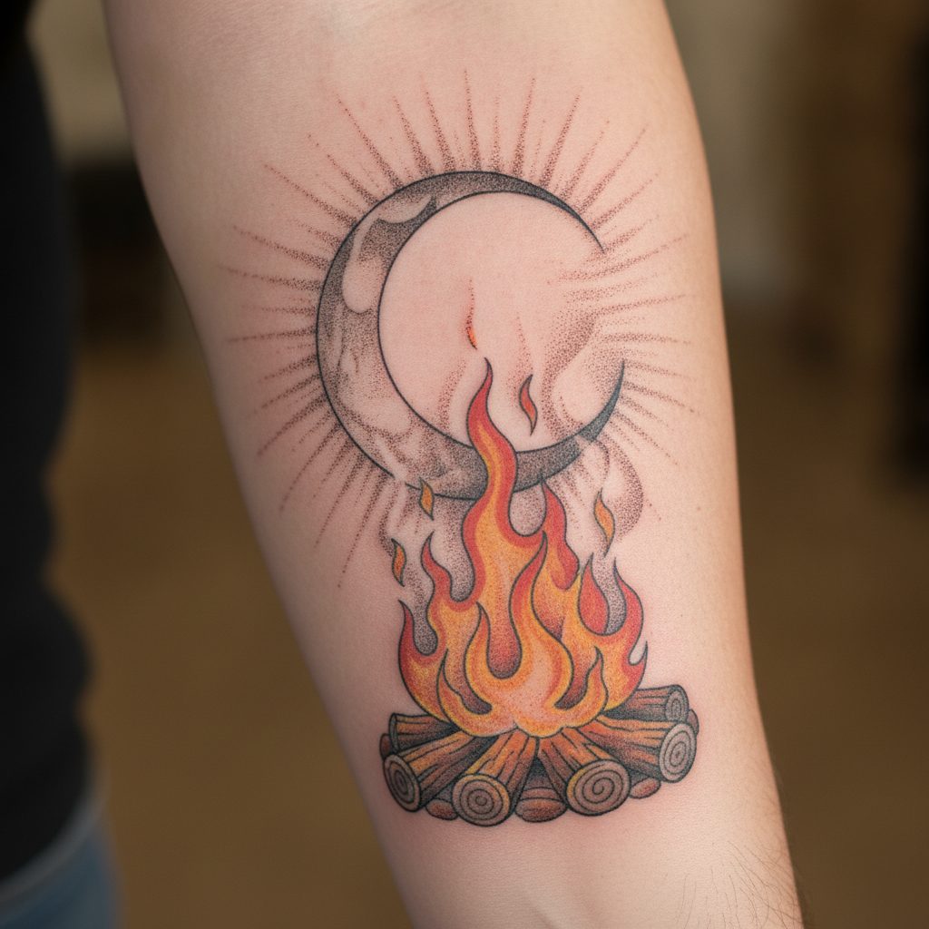 5 Campfire Moon Tattoo Ideas to Ignite Your Inspiration in 2026