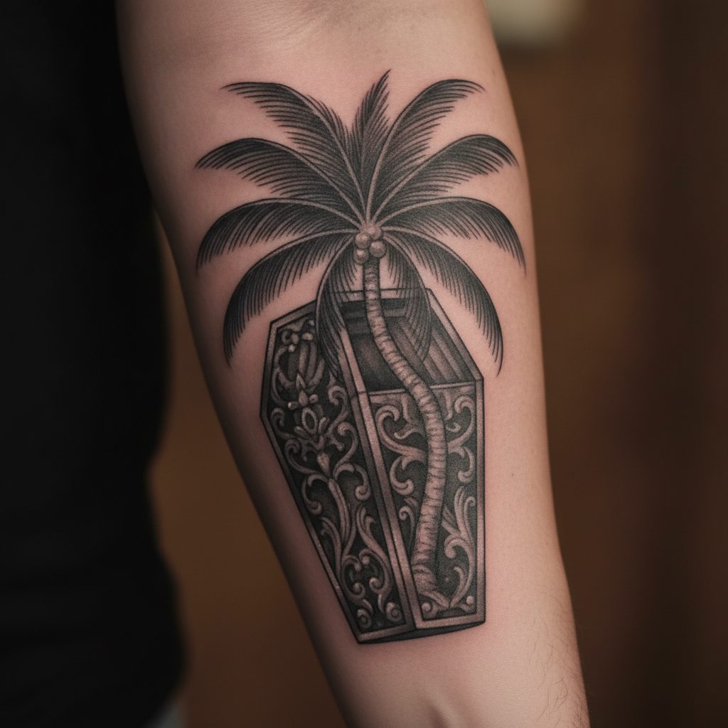 5 Coffin Palm Tree Tattoo Ideas to Embrace in 2026